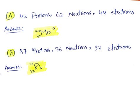 [Solved] WRITE THE NUCLIDE NOTATION INCLUDING CHARGE IF APPLICABLE FOR ...