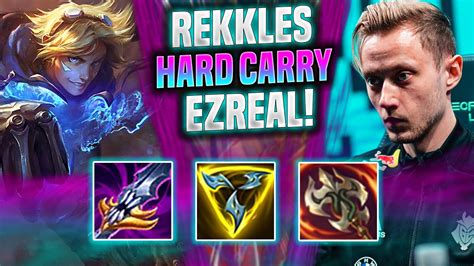 REKKLES HARD CARRY WITH EZREAL KC Rekkles Plays Ezreal ADC Vs Xayah