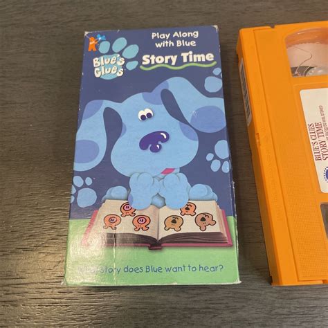 Blues Clues Story Time Vhs 1998 97368388833 Ebay