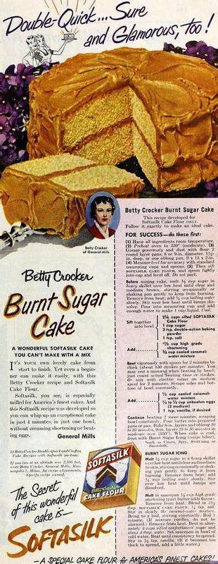 Seven Splendily Festive Vintage Halloween Recipes Burnt Sugar Cake Vintage Halloween Recipes