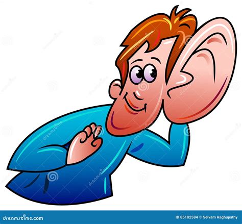 Listening Ear Vector Illustration | CartoonDealer.com #88251558