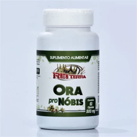 Ora Pro Nobis Pereskia Aculeata 60 Cápsulas 500mg Rei Terra Submarino