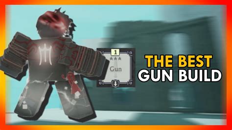 The BEST One Handed Gun Build In Deepwoken YouTube