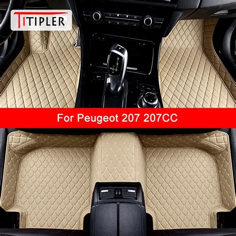 Titipler Custom Car Floor Mats Tapete Para Os P S Peugeot Cc