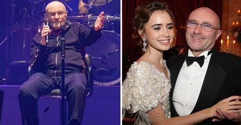 Lily Collins Gushes Over Dad Phil As He Performs With Genesis For The