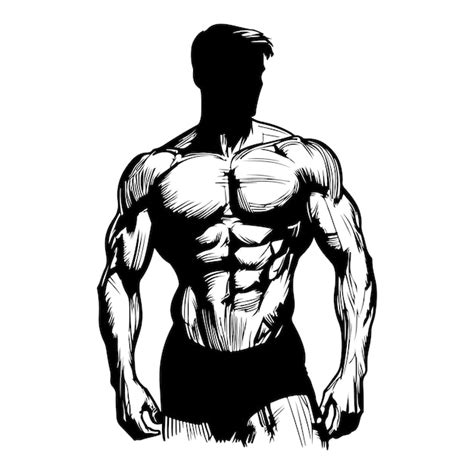 Body Building M Premium Ai Generated Vector