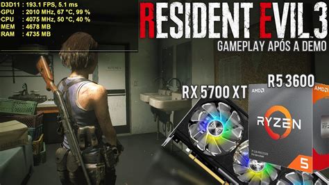 Teste Resident Evil Remake Ryzen Rx Xt Gb Ram