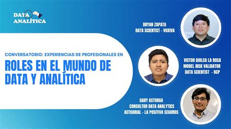 Roles en el mundo de Data y Analítica Conversatorio con Bryan Zapata