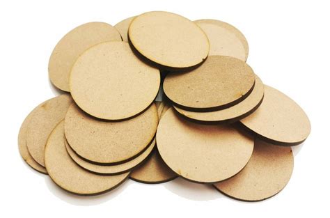 Circulo Mdf In Cm Y Mm De Espesor Pzas Remate Coordenada