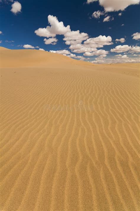 Paisaje Pintoresco Del Desierto En El Fondo Del Cielo Azul Foto De