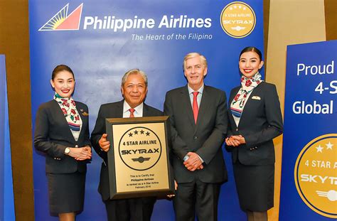 Philippine Airlines Certified As A 4 Star Airline Skytrax