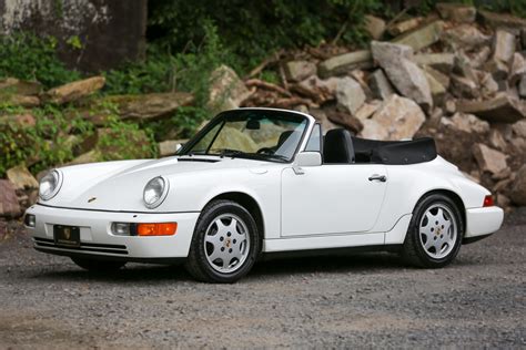 29k Mile 1990 Porsche 911 Carrera 4 Cabriolet 5 Speed For Sale On Bat Auctions Sold For