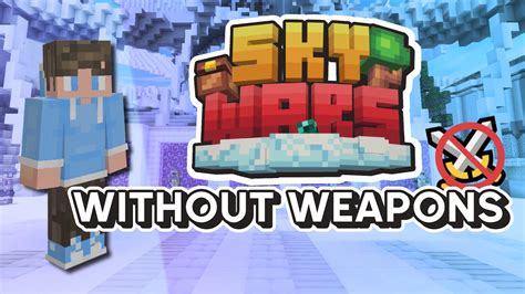 No Weapon Challenge Cubecraft Skywars Youtube