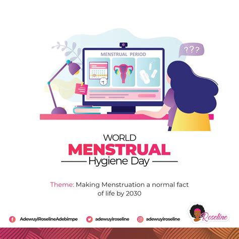 World Menstrual Hygiene Day 2022 Roseline Adewuyi