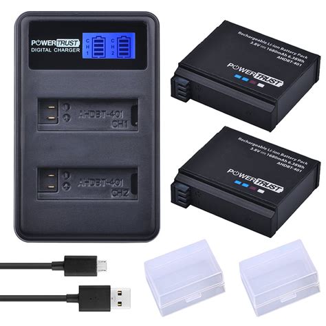 Buy Powertrust Pack Mah Ahdbt Battery And Lcd Dual Usb