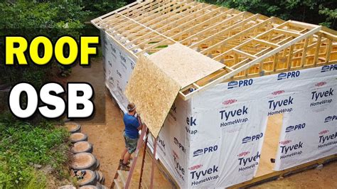 Roof Osb Sheathing And Underlayment Build A X Workshop Youtube