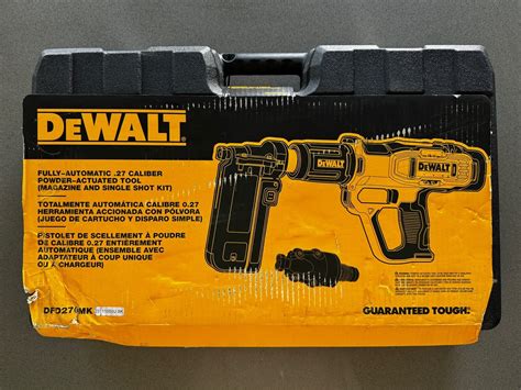 New Dewalt Dfd270mk Full Auto 27 Cal Powder Actuated Tool Mag And Single