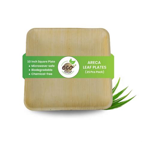 Square Areca Leaf Plates Eco Friendly Dishware