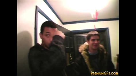 College Dudes Fucked Foursome With Hot Babe