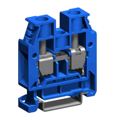 Morsetto Passante Cabur 16mmq Colore Blu CBI16