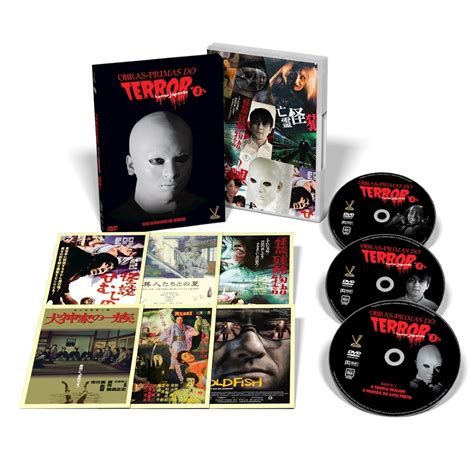 DVD Obras Primas do Terror Horror Japonês Vol 3