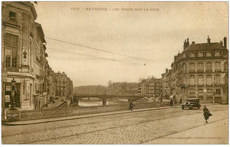 Bayonne Les Ponts Sur La Nive Vers