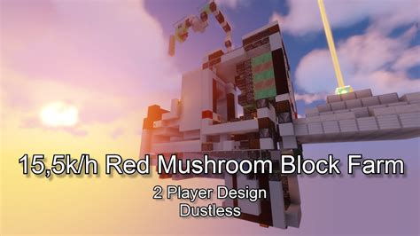 2 Player Dustless 155kh Red Mushroom Block Farm Youtube