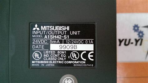 Mitsubishi A1sh42 S1 Inputoutput Unit Module 裕益科技自動化設備可程式編碼器plc分散式控制