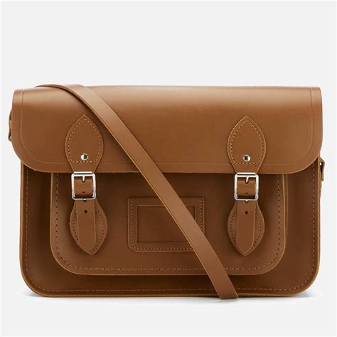 Cambridge Satchel Company Brown 13 Magnetic Satchel Mbn Cambridge