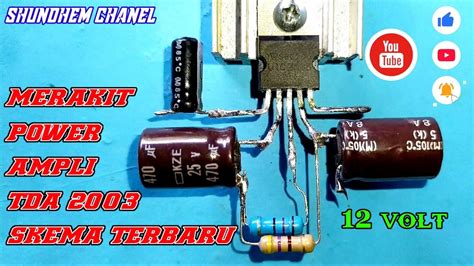 Cara Merakit Power Ampli Tda Skema Terbaru Suara Jernih Dan Mantab