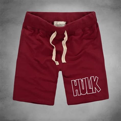 2016 New Fashion Brand Casual Mens Shorts Printed Hulk Summer Leisure