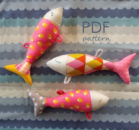 Stuffed Fish Doll Pattern Handmade DIY Doll Pattern Fish for - Etsy