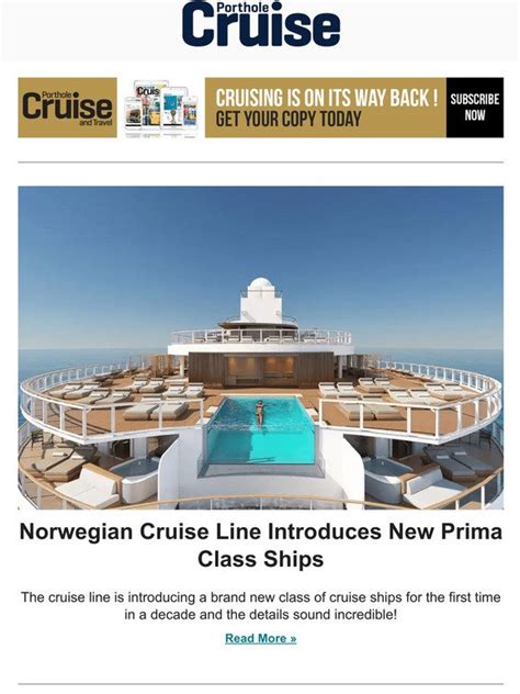 Porthole Cruise Magazine First Look Norwegian Prima Reveal Wows The Cruise Industry Milled