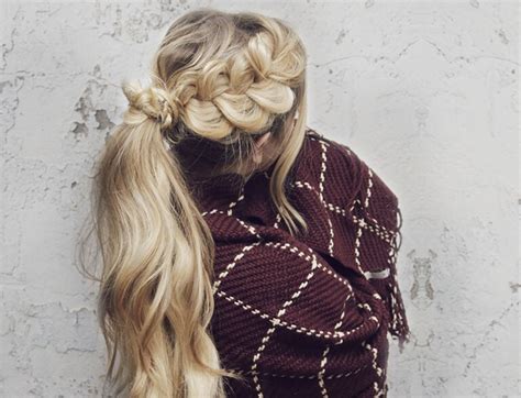 Braided Ponytail Tutorials Perfect For Fall Hello Glow