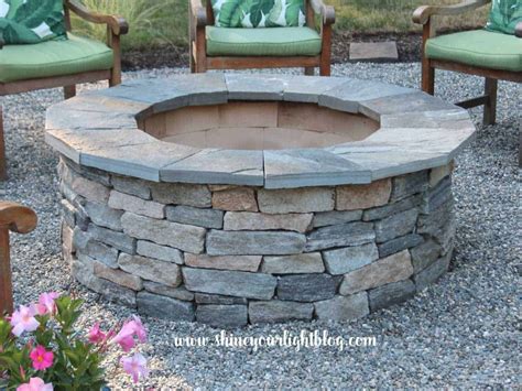 Installing A Diy Capstone To A Firepit Shine Your Light