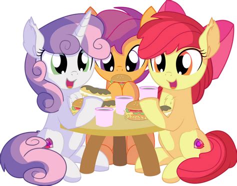 Cmc Having A Lunch By Cyanlightning On Deviantart