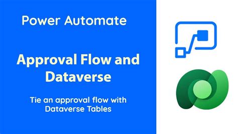 Power Automate Approval Flow On Dataverse Tables YouTube