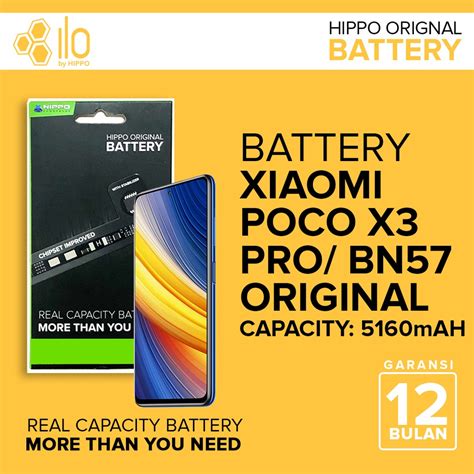 Jual Hippo Baterai Baterry Ori Baterai Xiaomi Poco X Pro Bn