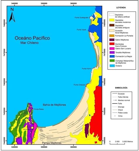 Mapa Geol Gico Que Muestra Las Principales Unidades Geol Gicas Que