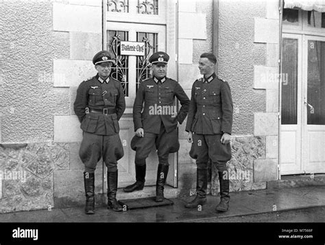 1940 WW2 Soldats de l armée allemande dans la région de Rouy le centre