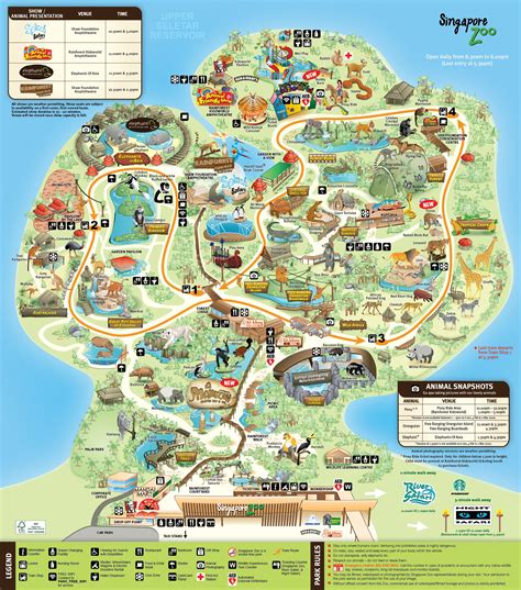 About Singapore Zoo Map - IMAGESEE