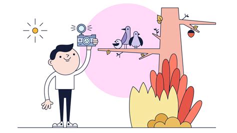 Bird Watching Vector 561917 Vector Art At Vecteezy