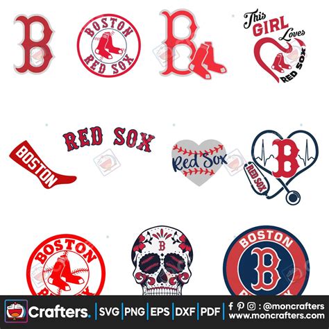 Boston Red Sox Logo Bundle File Svg, Sport Svg, Sport Logo Svg ...