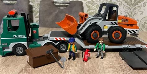 PLAYMOBIL 5026 LKW Tieflader Truck Lastwagen Bagger EUR 40 00 PicClick DE