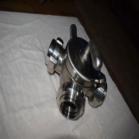 Dairy Three Way Plug Valve At Best Price In Pune By Vrs Unique Tech