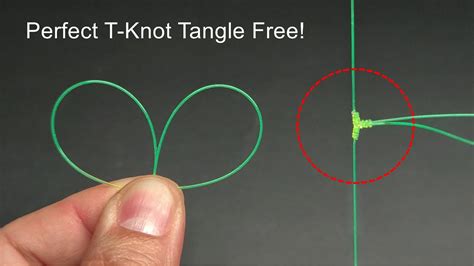 Perfect T Knot 100 Tangle Free Youtube