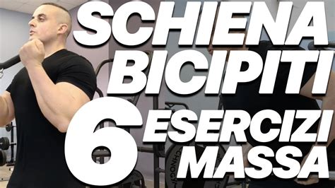 Scheda Massa Schiena E Bicipiti In Palestra 6 Esercizi In