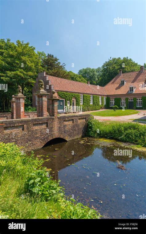 Moated Castle Castle Hinta Former Seat Of An East Frisian Chieftain