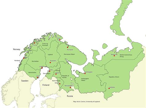 Barents Sea World Map