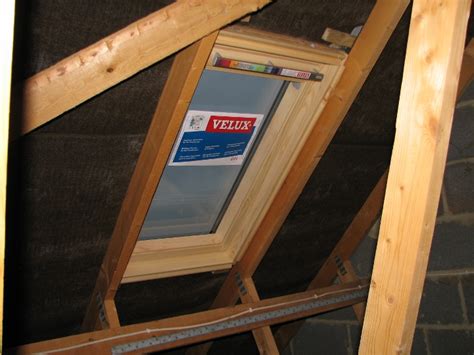 Example Loft Conversion Installing Velux Rooflights